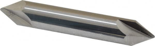 ProMax - 1/2" Diam 2 Flute Double End Solid Carbide Chamfer Mill - Eagle Tool & Supply
