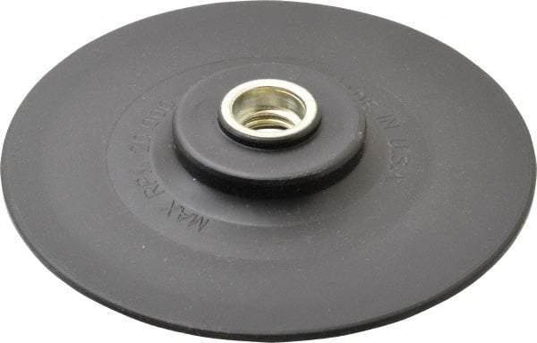 Made in USA - 5" Diam Quick-Change Disc Backing Pad - Medium Density, 20,000 RPM, Speed-Lok Compatible - Eagle Tool & Supply