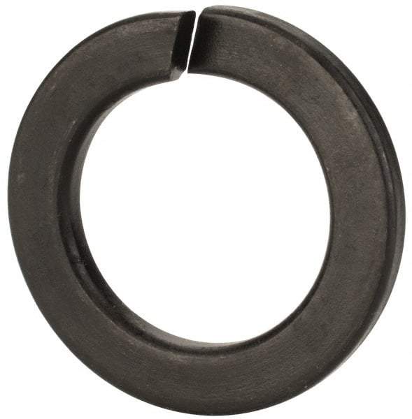 Value Collection - M22, 22.5mm ID, 35.9mm OD, 4mm Thick Split Lock Washer - Grade 8 Spring Steel, Uncoated, 22.5mm Min ID, 23.5mm Max ID - Eagle Tool & Supply