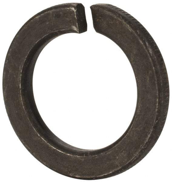 Value Collection - M27, 27.5mm ID, 43mm OD, 5mm Thick Split Lock Washer - Grade 8 Spring Steel, Uncoated, 27.5mm Min ID, 43.7mm Max ID - Eagle Tool & Supply