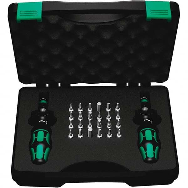Wera - Torque Limiting Screwdrivers Type: Adjustable Torque Kit Minimum Torque (Nm): 0.30 - Eagle Tool & Supply