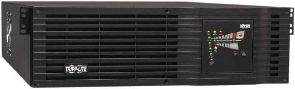 Tripp-Lite - 20 Amp, 3,000 VA, Tower & Rack Mount Online Backup Uninterruptible Power Supply - Backup 5 min with Full Load & 14.2 min with Half Load, 120 VAC Input & Output, 2,400 Watt Output, 1 Phases, 9 Outlets - Eagle Tool & Supply