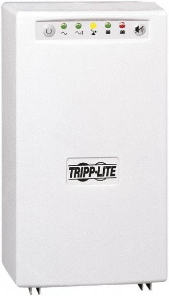 Tripp-Lite - 15 Amp, 700 VA, Tower Mount Line Interactive Backup Uninterruptible Power Supply - Backup 18 min with Full Load & 42 min with Half Load, 120 VAC Input & Output, 450 Watt Output, 1 Phases, 6 Outlets - Eagle Tool & Supply