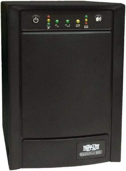Tripp-Lite - 15 Amp, 1,050 VA, Tower Mount Line Interactive Backup Uninterruptible Power Supply - Backup 7 min with Full Load & 19 min with Half Load, 120 VAC Input & Output, 650 Watt Output, 1 Phases, 6 Outlets - Eagle Tool & Supply