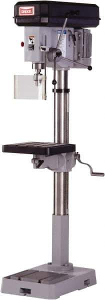 Dake - 18" Swing, Frequency Drill Press - Variable Speed, 2 hp, Single Phase - Eagle Tool & Supply