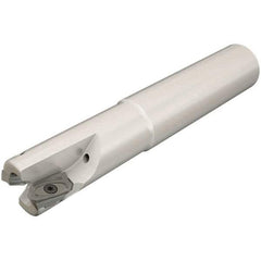 Iscar - 1-1/4" Cut Diam, 0.531" Max Depth of Cut, 1-1/4" Shank Diam, 5-1/2" OAL, Indexable Square Shoulder End Mill - HM90 AXCR 1505.. Inserts, Cylindrical Shank, 90° Lead Angle, Through Coolant, Series Helialu - Eagle Tool & Supply