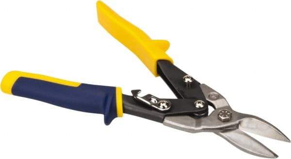 Lenox - 1-5/16" Length of Cut, Straight Pattern Aviation Snip - 10" OAL, 18 AWG Steel Capacity - Eagle Tool & Supply