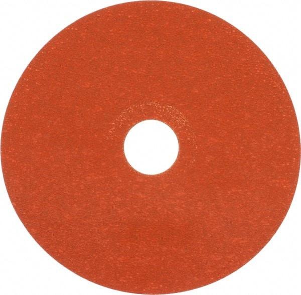 Norton - 5" Diam 7/8" Hole 120 Grit Fiber Disc - Ceramic, Series R980P - Eagle Tool & Supply