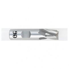 3/8 x 3/8 x 3/8 x 2-5/32 3 Fl HSS-CO Roughing Center Cutting End Mill - Bright - Eagle Tool & Supply