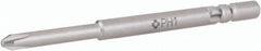 Wera - 4mm Drive #2 Point Precision Phillips Bit - Eagle Tool & Supply