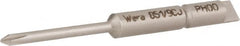 Wera - 4mm Drive #00 Point Precision Phillips Bit - Eagle Tool & Supply