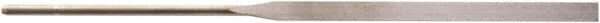 Value Collection - 5-1/2" Needle Precision Swiss Pattern Regular Pillar File - 13/64" Width Diam, Round Handle - Eagle Tool & Supply
