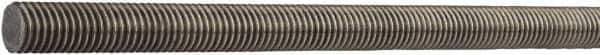 Value Collection - M12x1.75 300mm OAL Fully Threaded Stud - Steel, Plain Finish, Inch & Metric - Eagle Tool & Supply