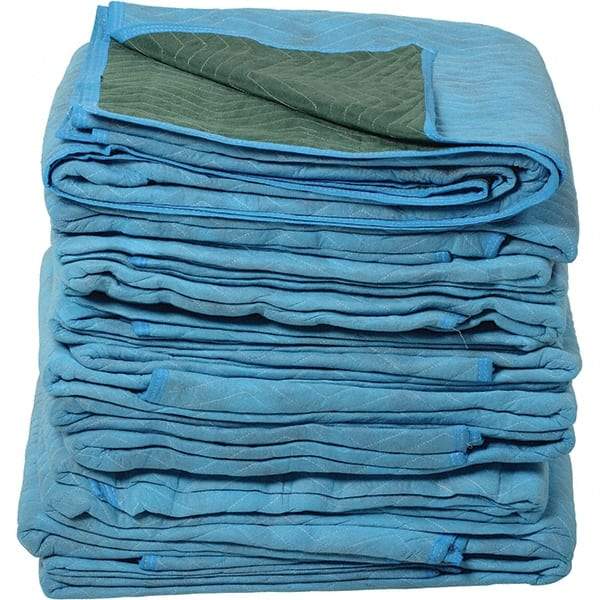 Vestil - 80" Long x 72" Wide Cotton/Polyester Tarp & Dust Cover - Blue - Eagle Tool & Supply