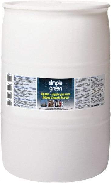 Simple Green - 55 Gal Drum Cleaner/Degreaser - Liquid, Alkaline, Unscented - Eagle Tool & Supply