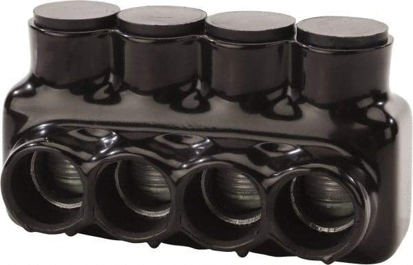 POLARIS nsi - 6 AWG, Class B & C Wire Compatible, Aluminum, Hex Split Bolt Connector - 5.85" OAL, 2.96" Base Width - Eagle Tool & Supply