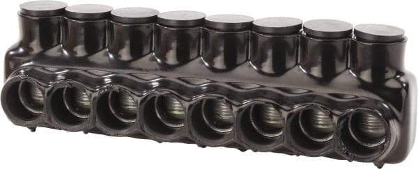 POLARIS nsi - 4 AWG, Class B & C Wire Compatible, Aluminum, Hex Split Bolt Connector - 9.82" OAL, 2.83" Base Width - Eagle Tool & Supply