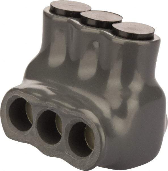 POLARIS nsi - 14 to 6 AWG, Class I, K & M Wire Compatible, Aluminum, Hex Split Bolt Connector - 1.55" OAL, 1.24" Base Width - Eagle Tool & Supply