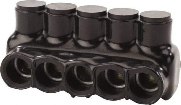 POLARIS nsi - 6 AWG, Class B & C Wire Compatible, Aluminum, Hex Split Bolt Connector - 5.62" OAL, 2.41" Base Width - Eagle Tool & Supply