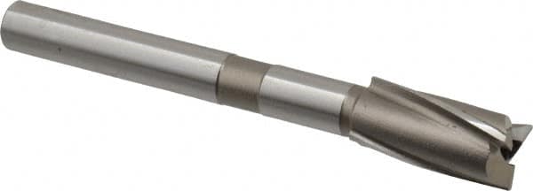 Cleveland - 23/32" Diam, 1/2" Shank, Diam, 3 Flutes, Straight Shank, Interchangeable Pilot Counterbore - Eagle Tool & Supply