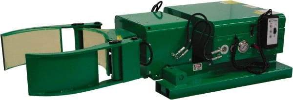 Valley Craft - 2,000 Lb Load Capacity, 30, 55 & 85 Gal Forklift Drum Rotator - Steel Wheels - Eagle Tool & Supply