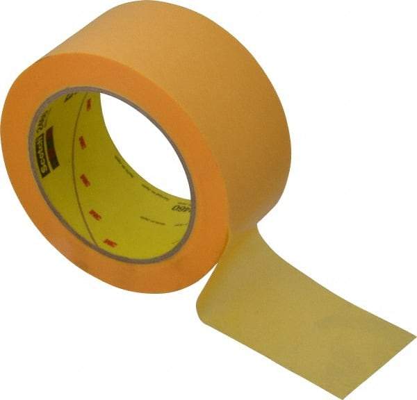 3M - 2" Wide x 60 Yd Long Bronze Paper Masking Tape - Series 2460, 3.3 mil Thick, 17 In/Lb Tensile Strength - Eagle Tool & Supply