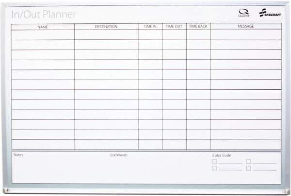 Ability One - 2" High x 29" Wide Dry Erase - Non-Magnetic Mylar Laminated, 36" Deep - Eagle Tool & Supply
