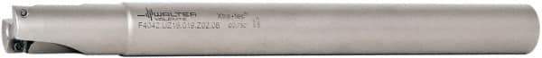 Walter - 3/4" Cut Diam, 8mm Max Depth of Cut, 3/4" Shank Diam, 8" OAL, Indexable Square Shoulder End Mill - AD.T 0803.. Inserts, Cylindrical Shank, 90° Lead Angle - Eagle Tool & Supply