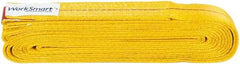 Value Collection - 16' Long x 2" Wide, 6,400 Lb Vertical Capacity, 1 Ply, Polyester Web Sling - 5,000 Lb Choker Capacity, with Endless Sling - Eagle Tool & Supply