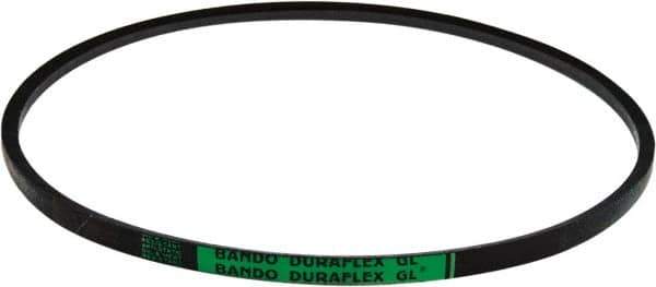 Bando - Section 4L, 1/2" Wide, 87" Outside Length, V-Belt - Black, Duraflex, No. 4L870 - Eagle Tool & Supply