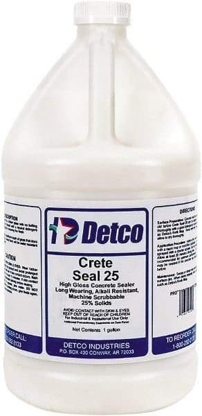 Detco - 1 Gal Bottle Glossy Clear Sealer - 400 Sq Ft/Gal Coverage, <100 g/L g/L VOC Content - Eagle Tool & Supply