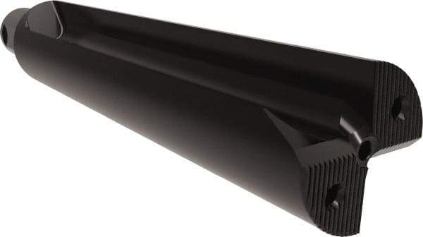Allied Machine and Engineering - 228mm Max Drill Depth, 4.5xD, 1.8752" Diam, Indexable Insert Drill - 4 Inserts, 40mm Shank Diam, Straight Shank - Eagle Tool & Supply