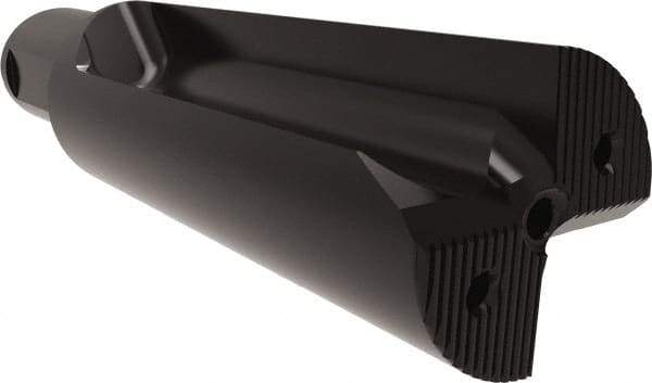 Allied Machine and Engineering - 140mm Max Drill Depth, 2.2xD, 2.2" Diam, Indexable Insert Drill - 4 Inserts, 40mm Shank Diam, Straight Shank - Eagle Tool & Supply