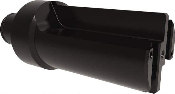 Allied Machine and Engineering - 4-3/4" Max Drill Depth, 2-1/2" Diam, Indexable Insert Drill - 2 Inserts, ABS63 Modular Connection Shank - Eagle Tool & Supply