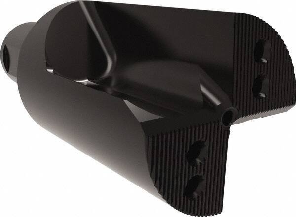 Allied Machine and Engineering - 102mm Max Drill Depth, 1xD, 3.6" Diam, Indexable Insert Drill - 8 Inserts, 50mm Shank Diam, Straight Shank - Eagle Tool & Supply