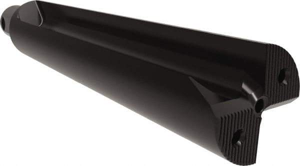 Allied Machine and Engineering - 254mm Max Drill Depth, 4.5xD, 50.8mm Diam, Indexable Insert Drill - 4 Inserts, 40mm Shank Diam, Straight Shank - Eagle Tool & Supply