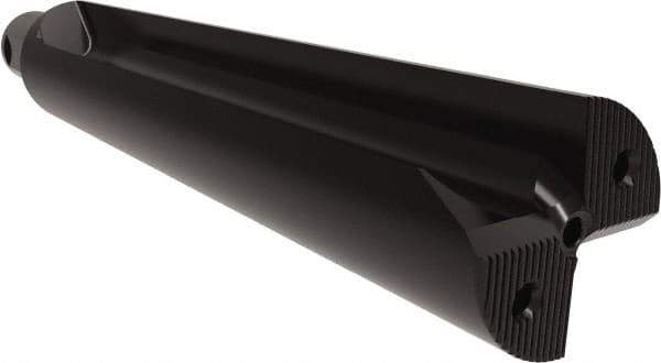 Allied Machine and Engineering - 280mm Max Drill Depth, 4.5xD, 2.2" Diam, Indexable Insert Drill - 4 Inserts, 40mm Shank Diam, Straight Shank - Eagle Tool & Supply