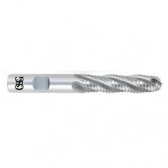 3/8" Dia. - 3-1/4" OAL - Bright HSS Co- Roughing SE EM - 4 FL - Eagle Tool & Supply