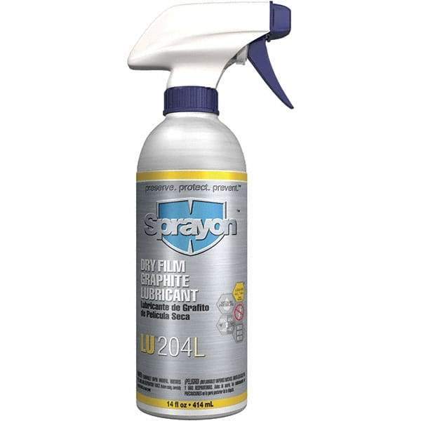 Sprayon - 14 oz Trigger Spray Can Dry Film Lubricant - Black, -40°F to 850°F - Eagle Tool & Supply