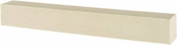 Tru-Maxx - 120 Grit Aluminum Oxide Square Polishing Stone - Fine Grade, 1" Wide x 8" Long x 1" Thick - Eagle Tool & Supply