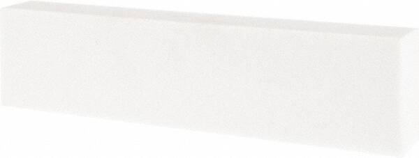 Tru-Maxx - 80 Grit Aluminum Oxide Rectangular Polishing Stone - Medium Grade, 2" Wide x 8" Long x 1" Thick - Eagle Tool & Supply