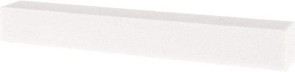 Tru-Maxx - 80 Grit Aluminum Oxide Square Polishing Stone - Medium Grade, 1" Wide x 8" Long x 1" Thick - Eagle Tool & Supply