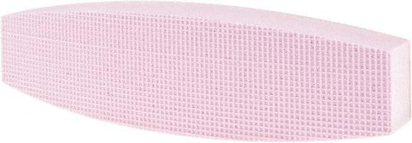 Tru-Maxx - 120 Grit Aluminum Oxide Boat (Shape) Polishing Stone - Fine Grade, 2-1/2" Wide x 9" Long x 1-1/2" Thick - Eagle Tool & Supply