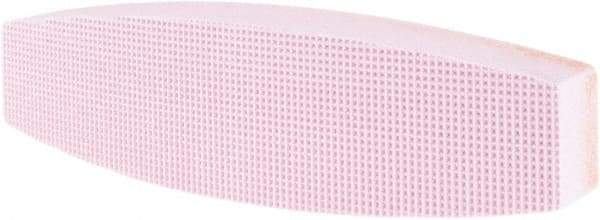 Tru-Maxx - 120 Grit Aluminum Oxide Boat (Shape) Polishing Stone - Fine Grade, 2-1/2" Wide x 9" Long x 1-1/2" Thick - Eagle Tool & Supply