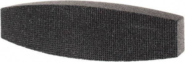 Tru-Maxx - 46 Grit Silicon Carbide Boat (Shape) Polishing Stone - Coarse Grade, 2-1/2" Wide x 9" Long x 1-1/2" Thick - Eagle Tool & Supply