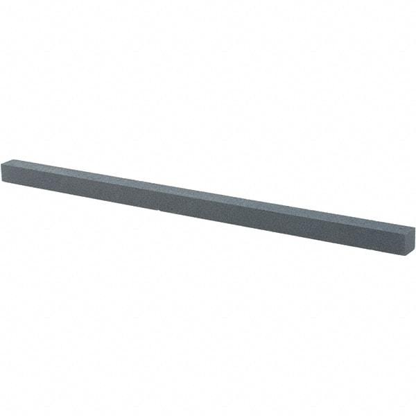 Tru-Maxx - 320 Grit Silicon Carbide Square Polishing Stone - Extra Fine Grade, 1/4" Wide x 6" Long x 1/4" Thick - Eagle Tool & Supply