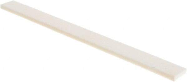 Tru-Maxx - 220 Grit Aluminum Oxide Rectangular Polishing Stone - Very Fine Grade, 1/2" Wide x 6" Long x 1/8" Thick - Eagle Tool & Supply