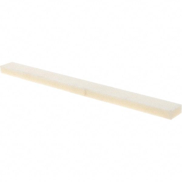 Tru-Maxx - 150 Grit Aluminum Oxide Rectangular Polishing Stone - Very Fine Grade, 1/2" Wide x 6" Long x 1/4" Thick, Oil Filled - Eagle Tool & Supply