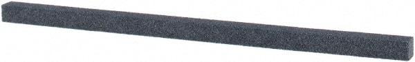 Tru-Maxx - 120 Grit Silicon Carbide Square Polishing Stone - Fine Grade, 1/4" Wide x 6" Long x 1/4" Thick - Eagle Tool & Supply