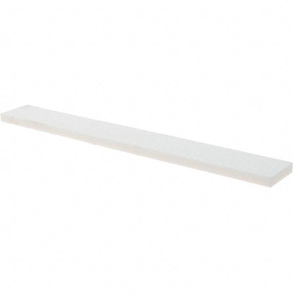 Tru-Maxx - 180 Grit Aluminum Oxide Rectangular Polishing Stone - Very Fine Grade, 1" Wide x 8" Long x 1/4" Thick - Eagle Tool & Supply